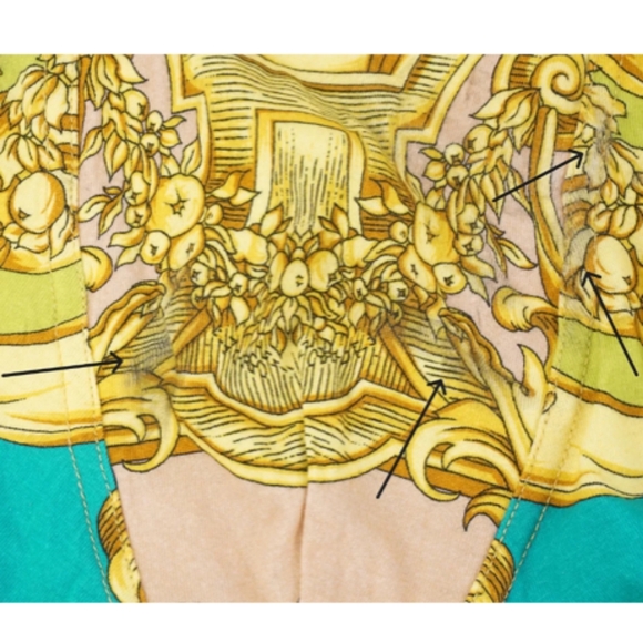 Versace - Barocco Printed Multicolored Trunks - Men's 8 (blemished) - Picture 4 of 4